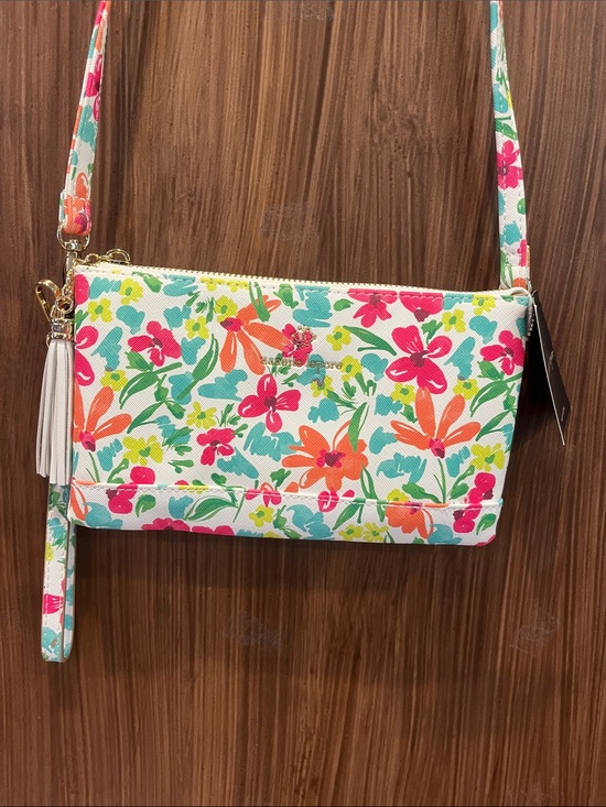 Nanette Lepore Handbags - Nanette Lepore Summer Floral Whimsy Crossbody Wristlet NWT